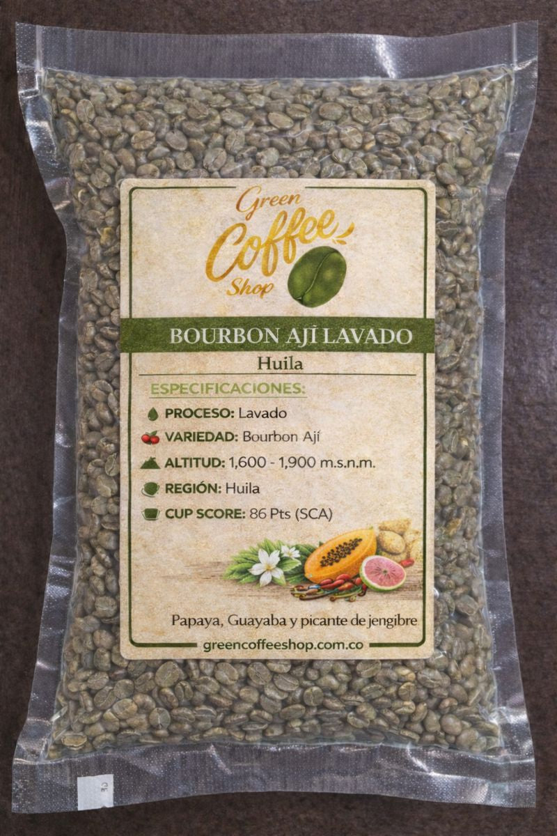 Bourbon Ají Lavado - Huila - Microlote Exótico - Para Tostar