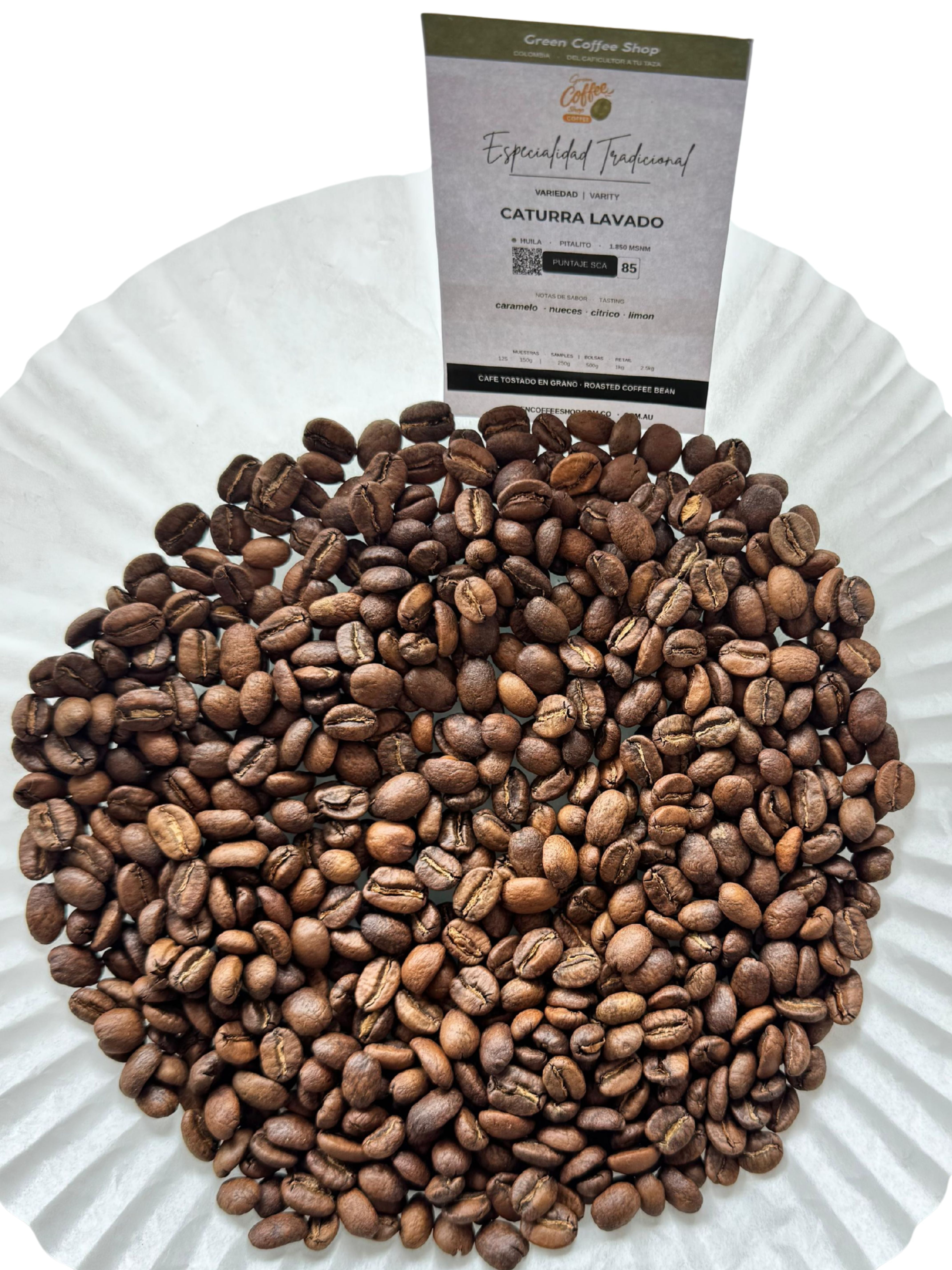 Café Caturra Lavado - Tostado de Especialidad - Huila, Colombia