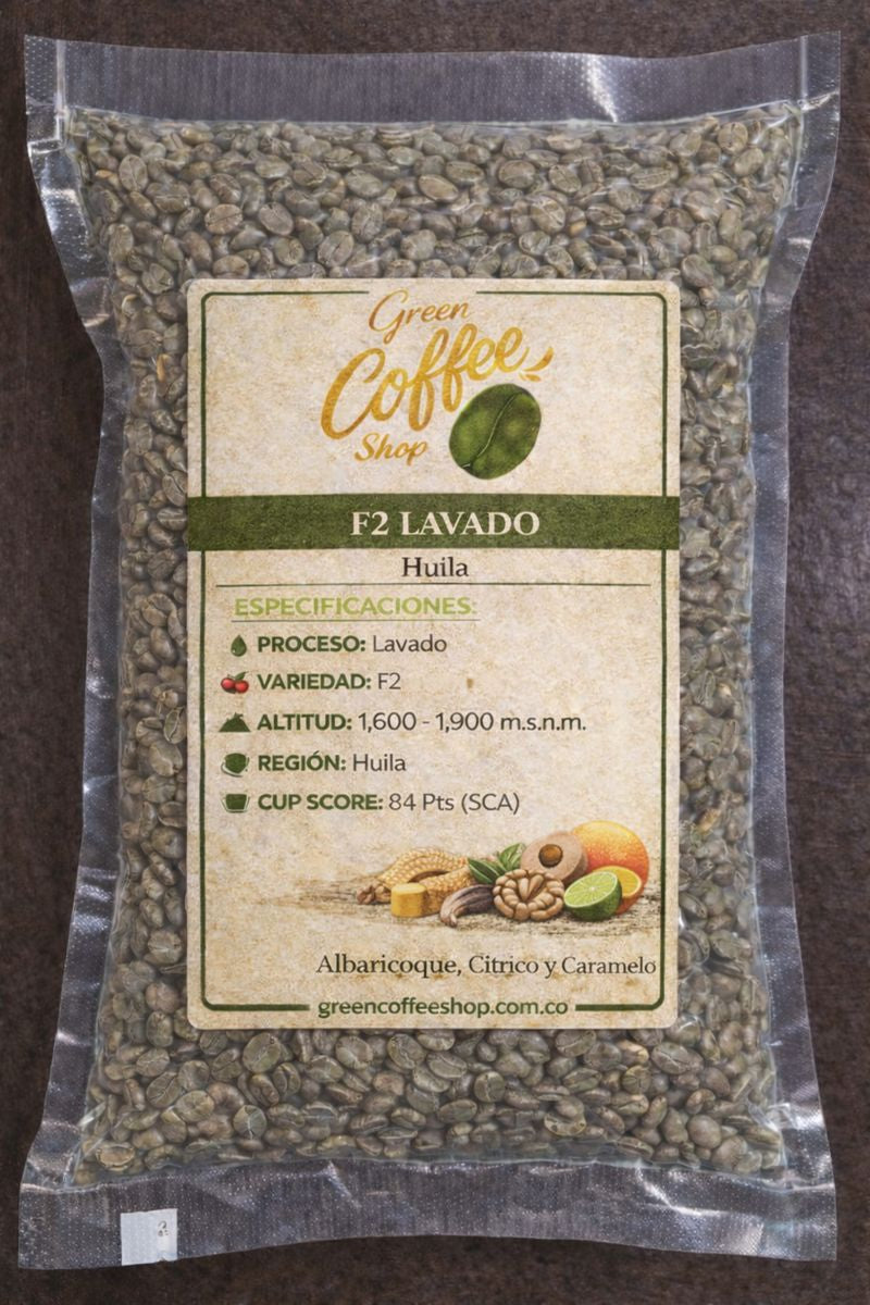 F2 Lavado - Huila - Comercial Premium - Para Tostar