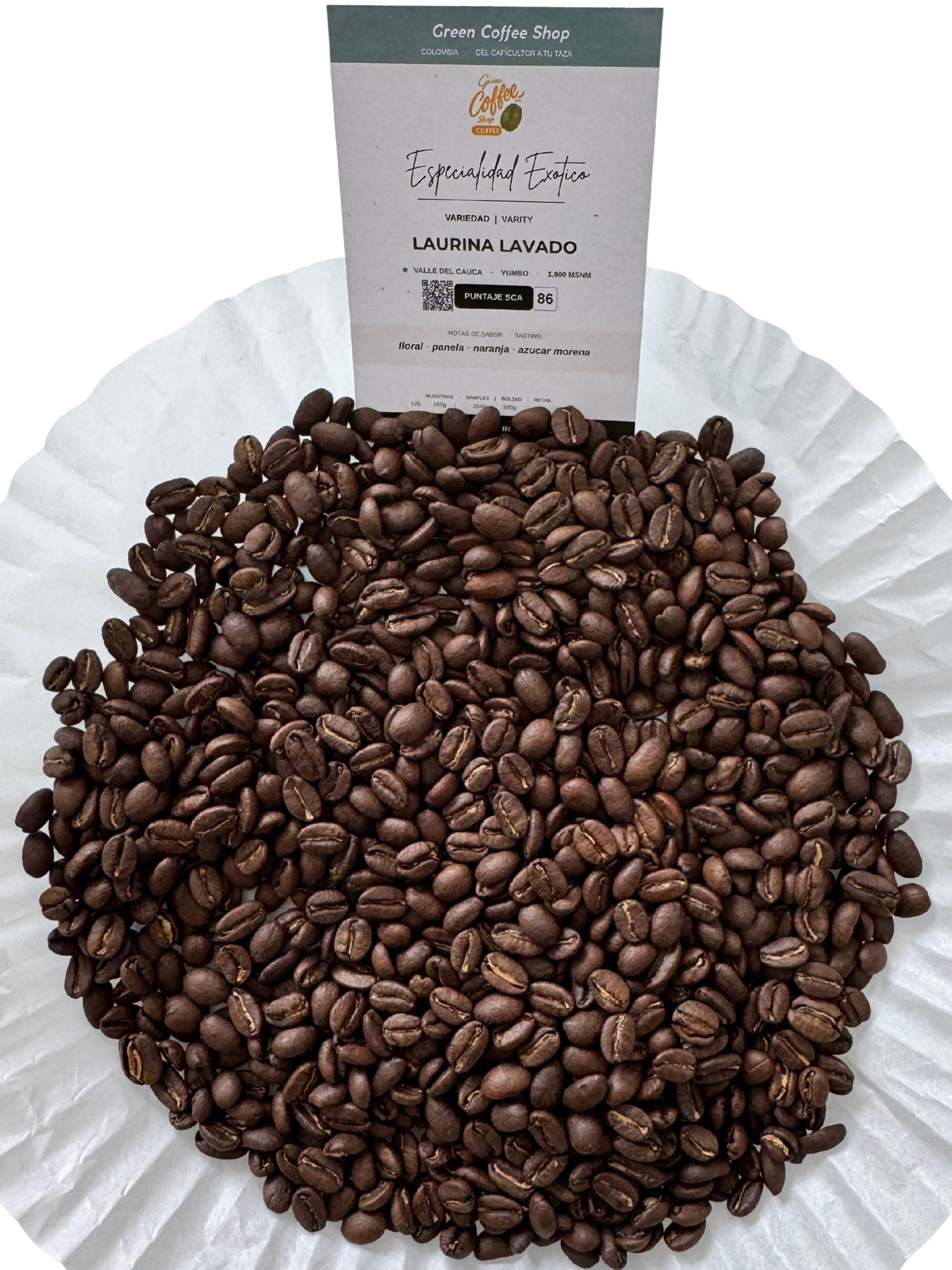 Café Laurina Lavado - Tostado de Especialidad, Colombia
