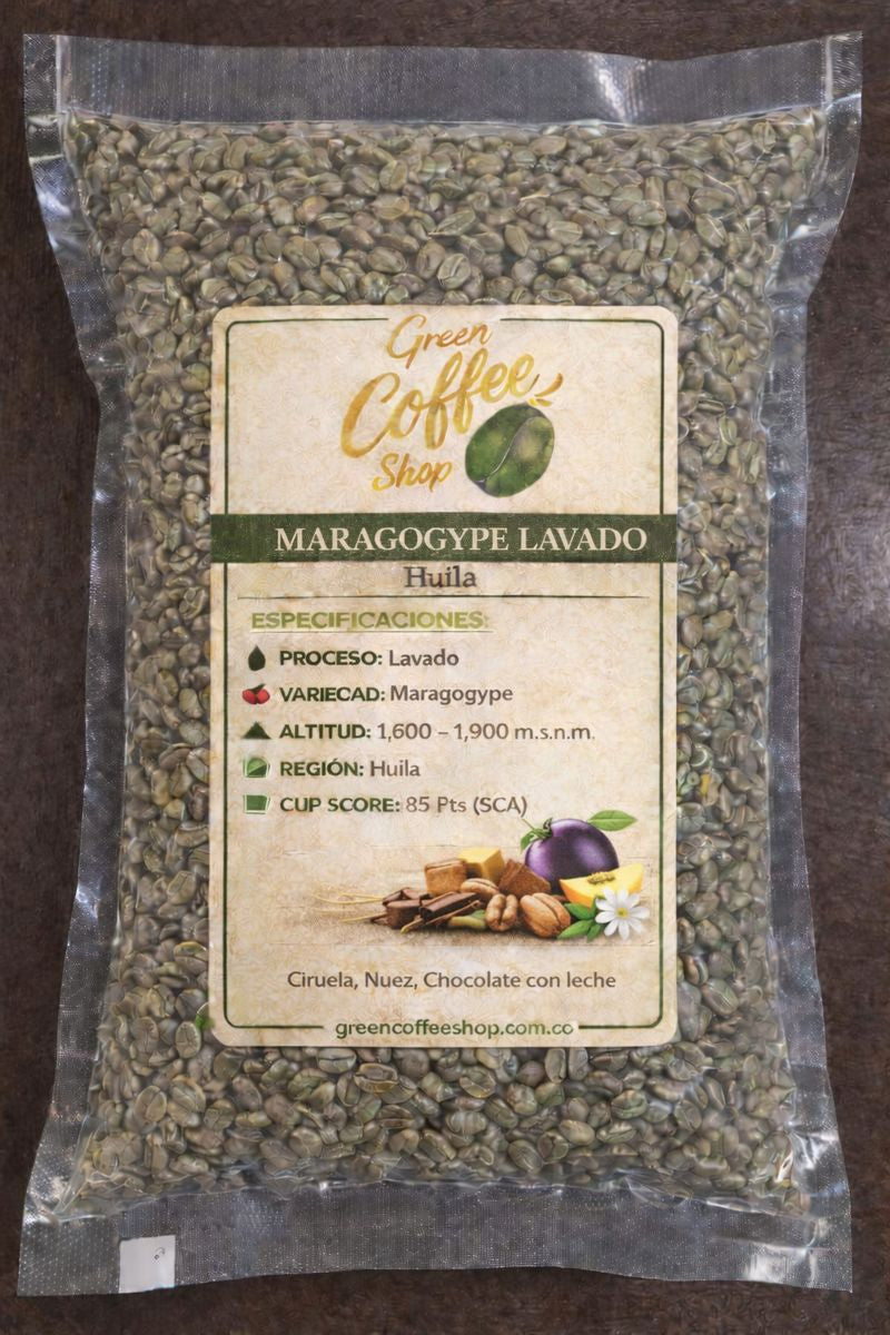 Maragogype Lavado - Huila - Microlote Exótico - Para Tostar