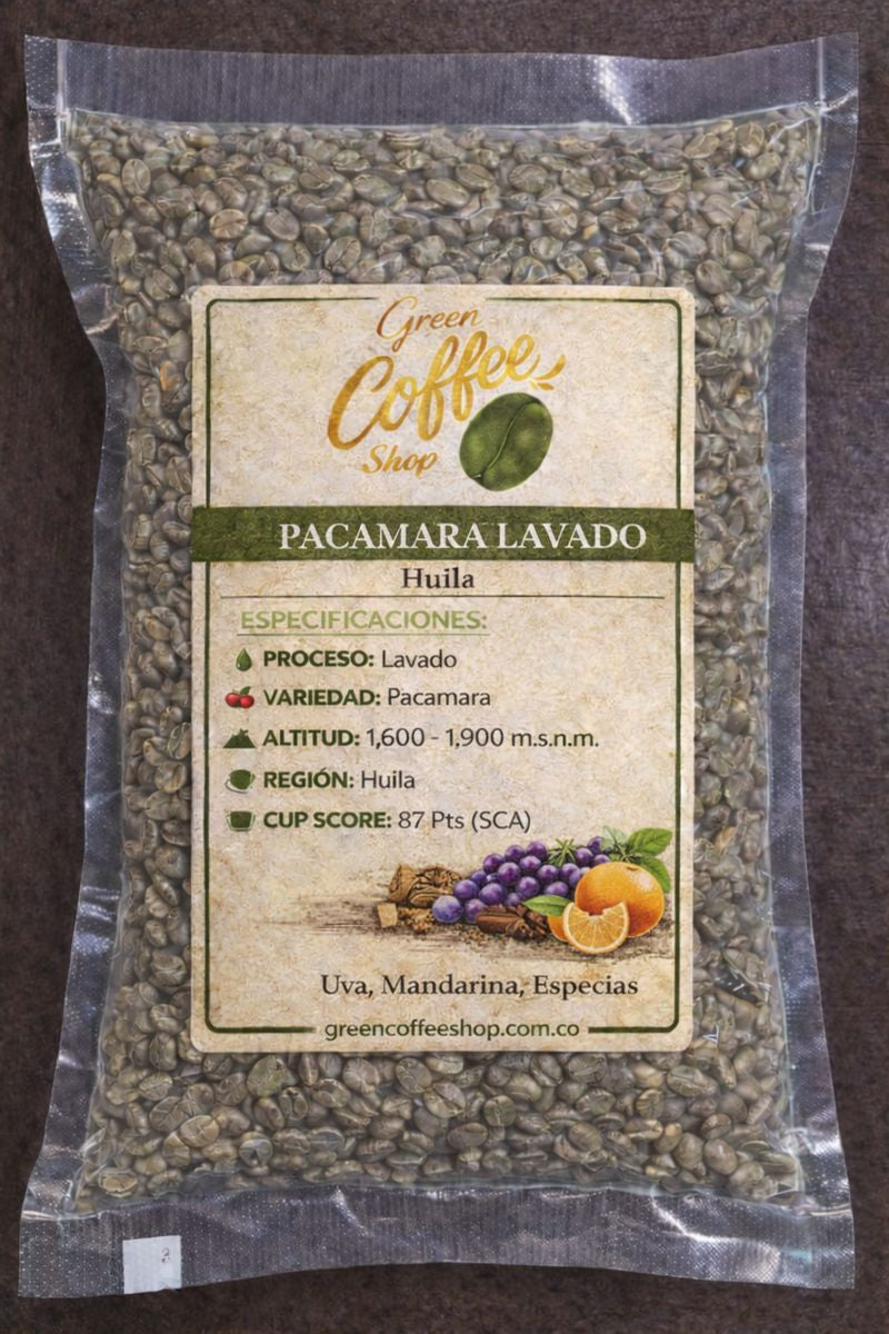 Pacamara Lavado - Huila | Café Verde Trillado