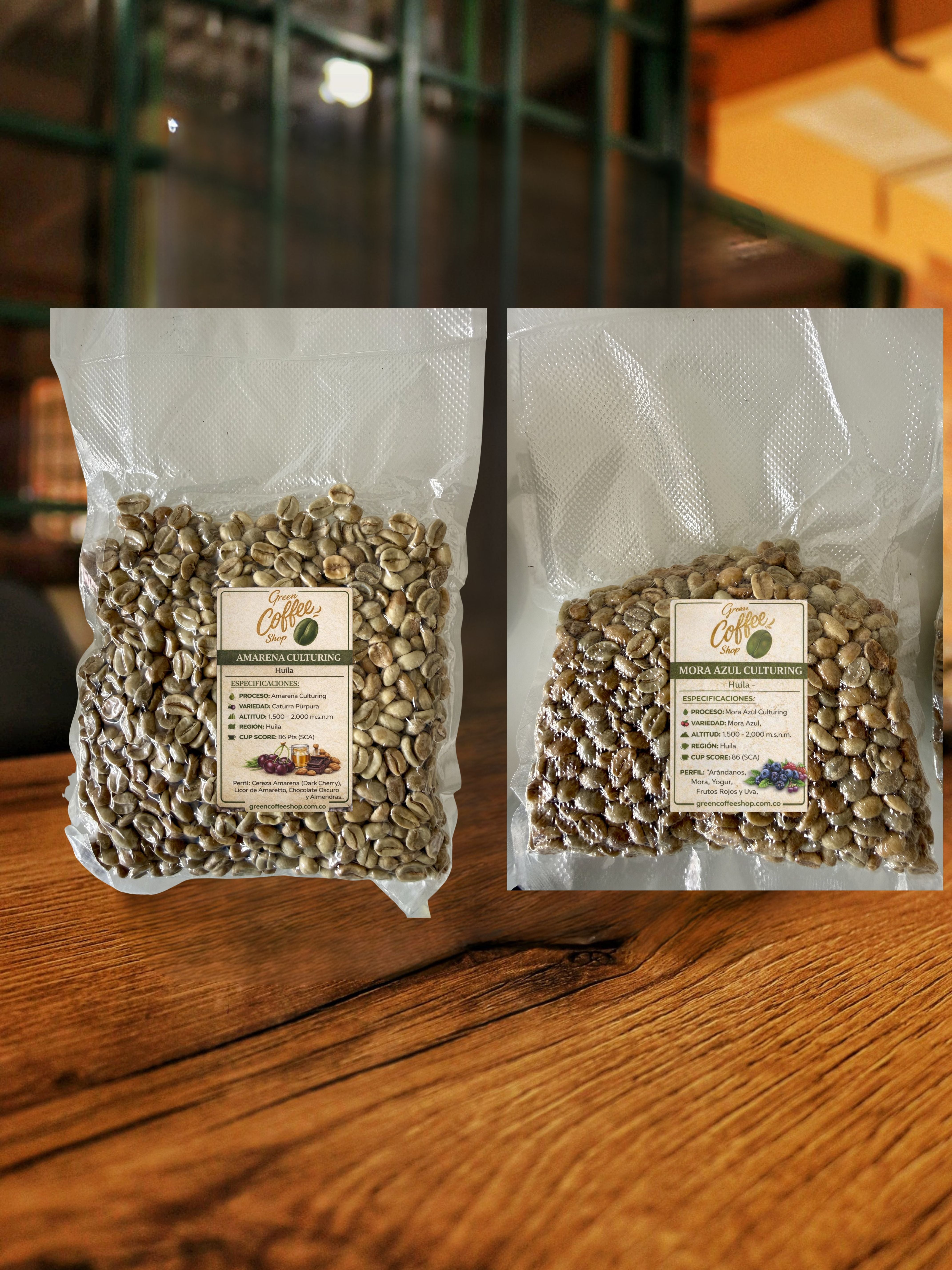 Muestras de Café Verde - Kits de Catacion
