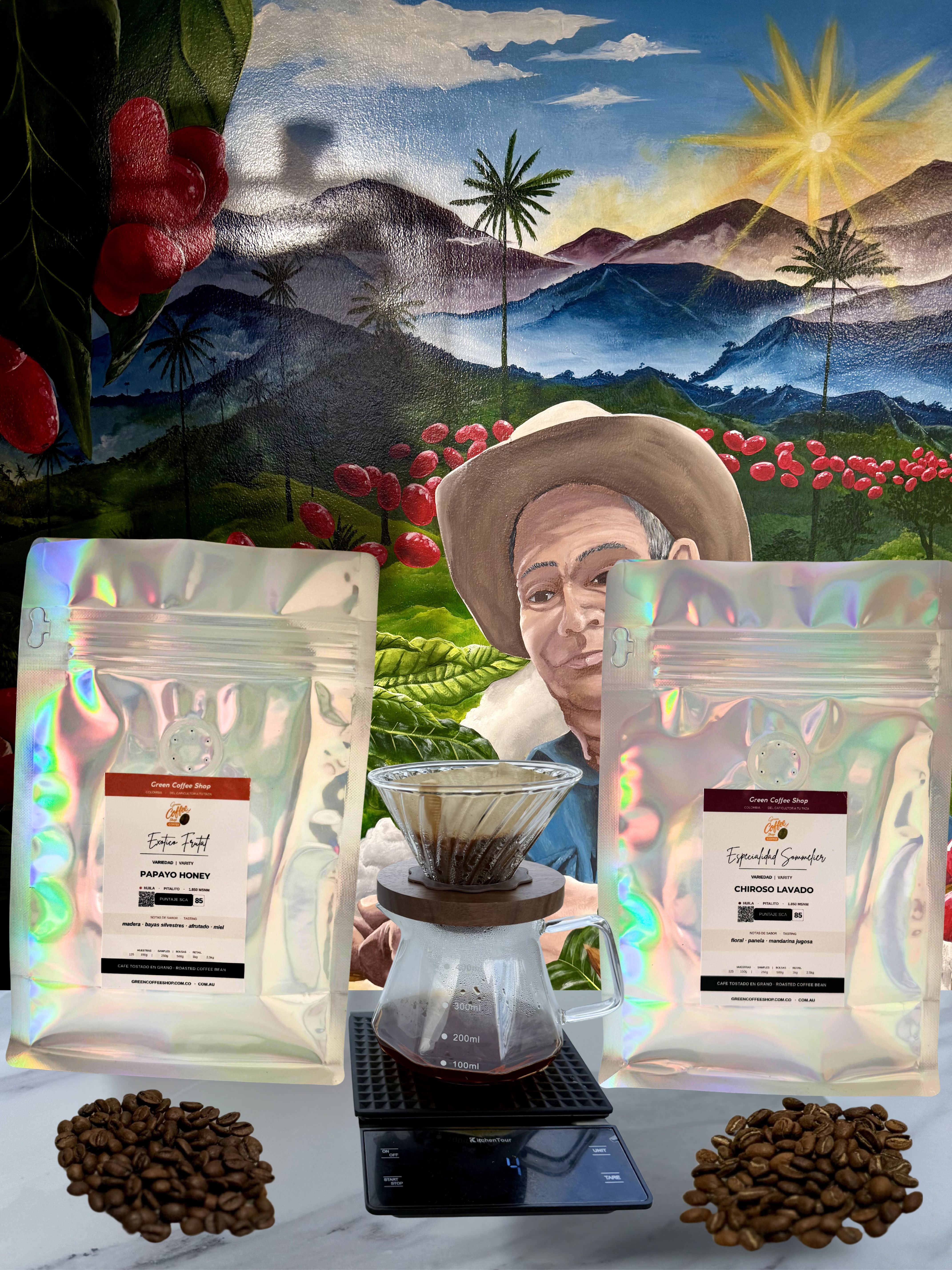 Muestras de Café Tostado - Kit de Cata