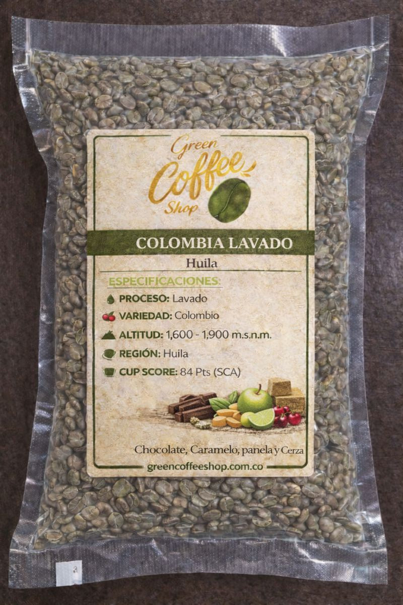 Colombia Lavado - Huila - Comercial Premium - Para Tostar