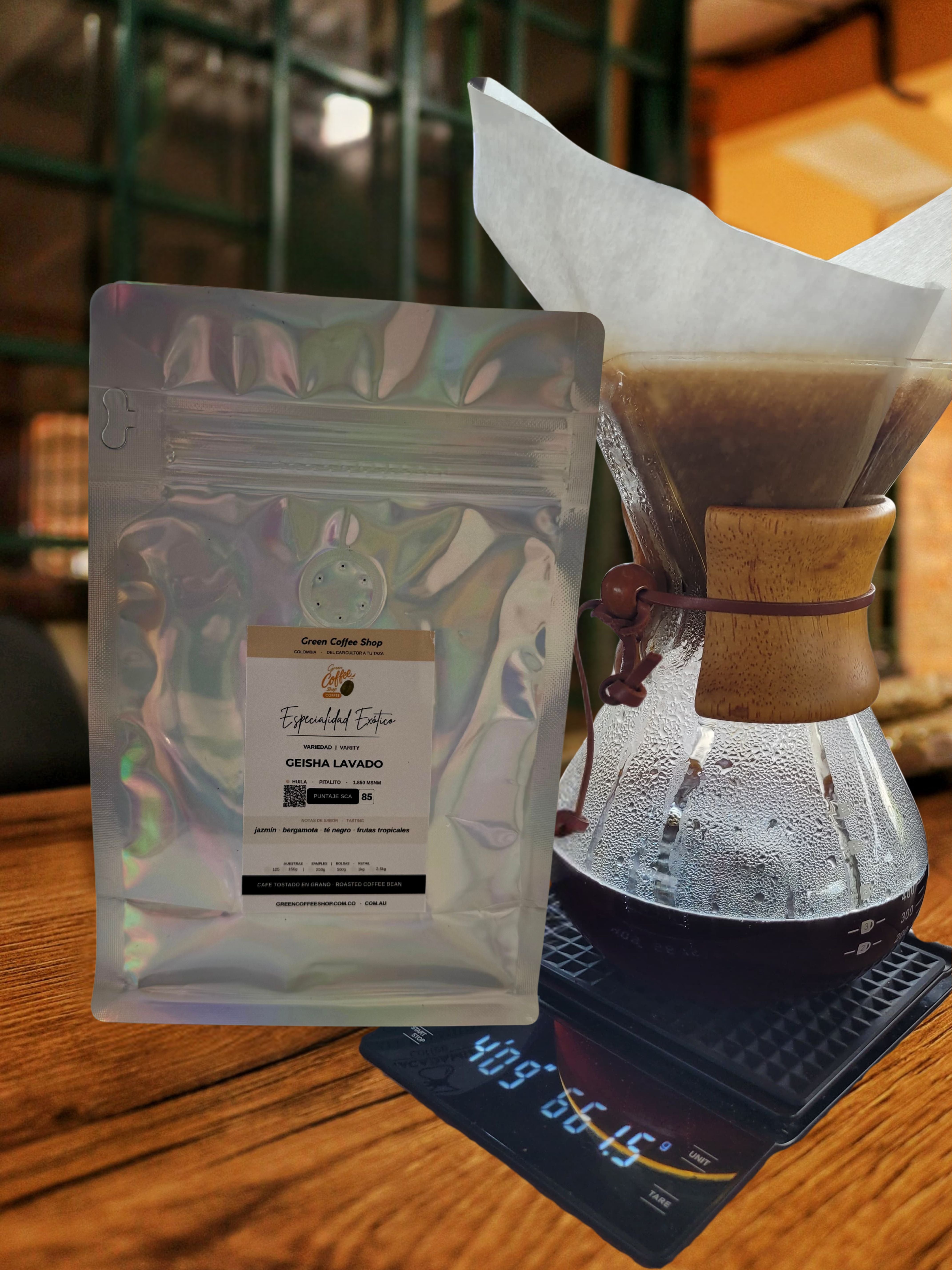 Kit Flores y Elegancia: Geisha & Chiroso Lavado - Café Especialidad Colombia