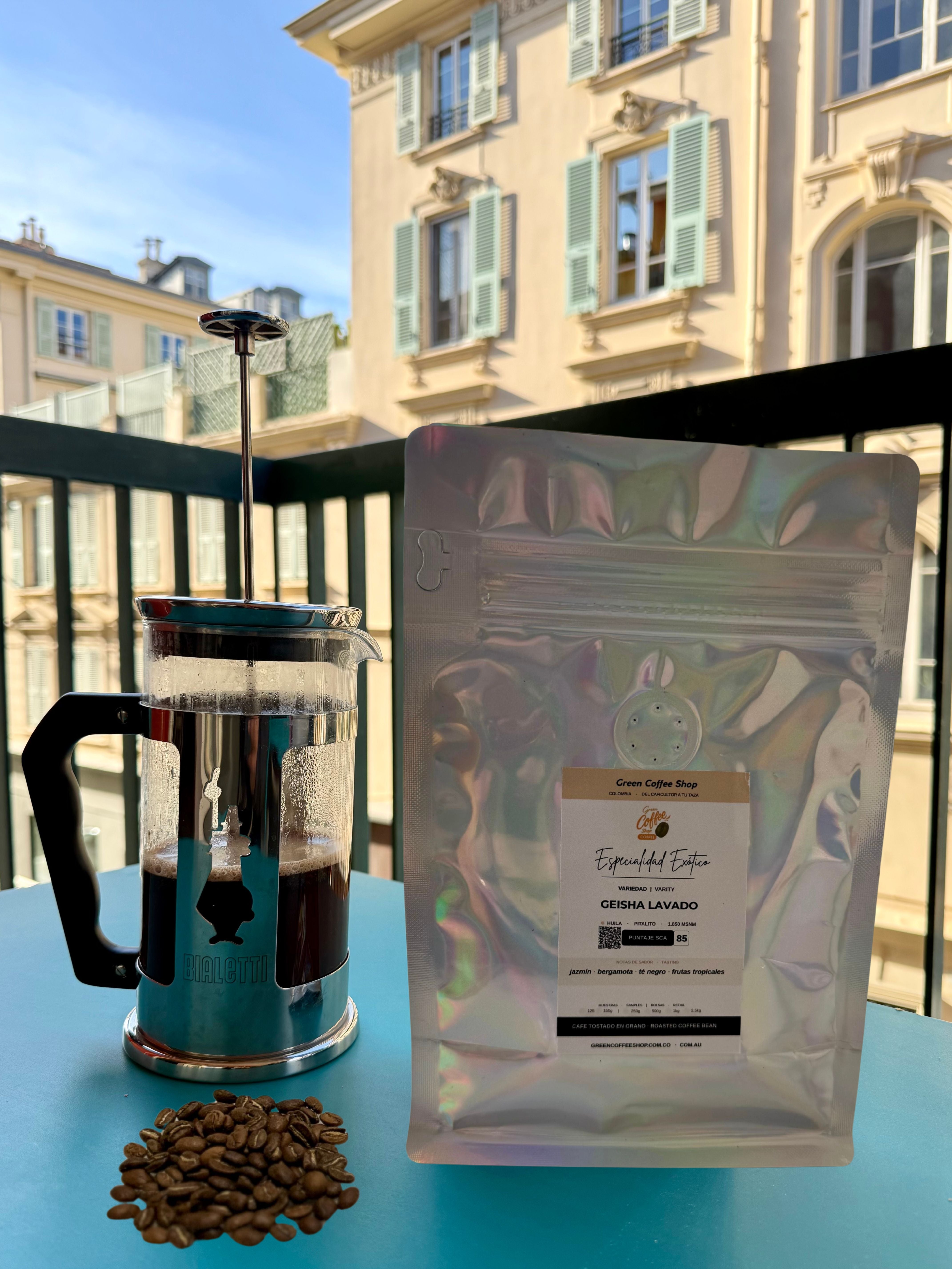 Café Geisha Lavado - Tostado de Especialidad - Huila, Colombia