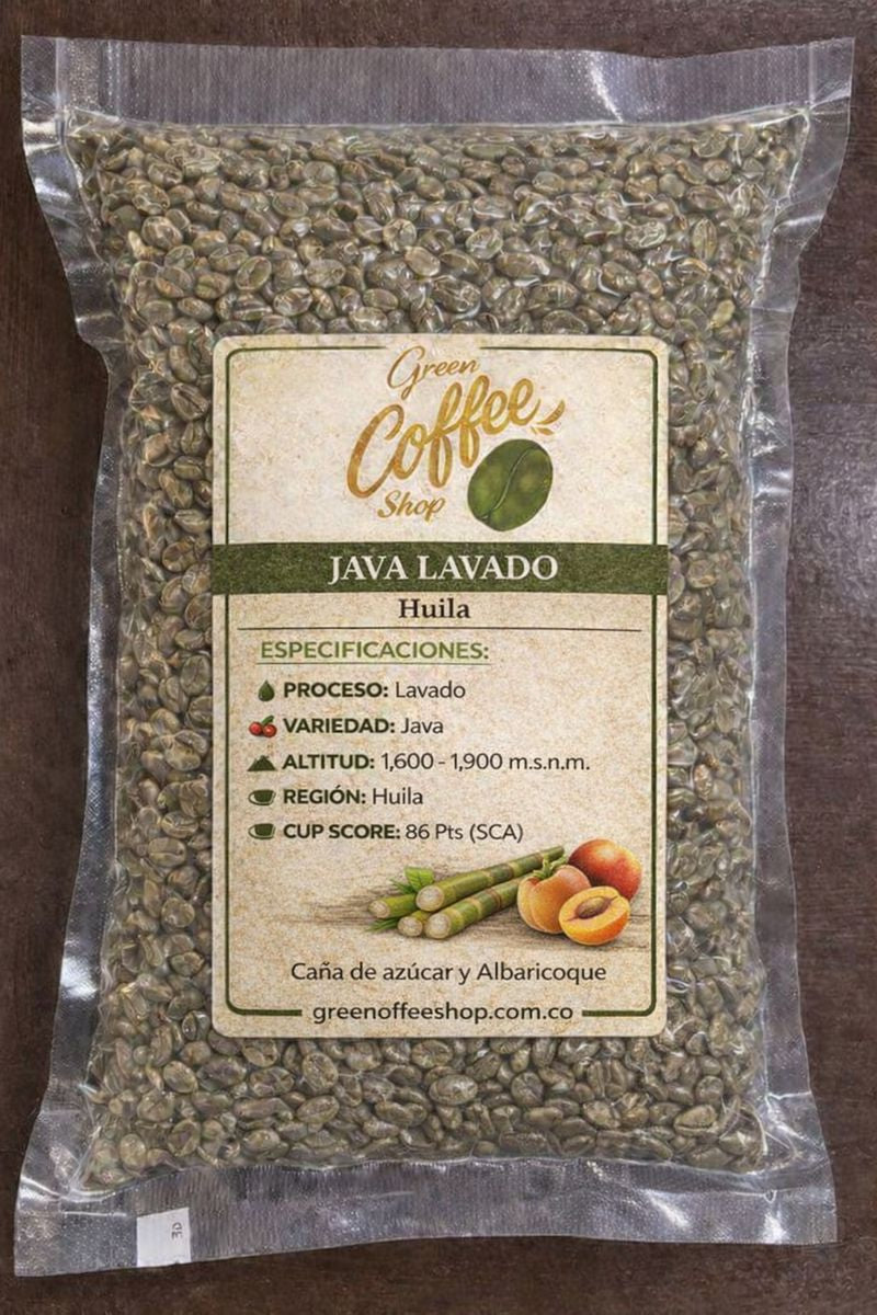 Java Lavado - Huila - Microlote Exótico - Para Tostar