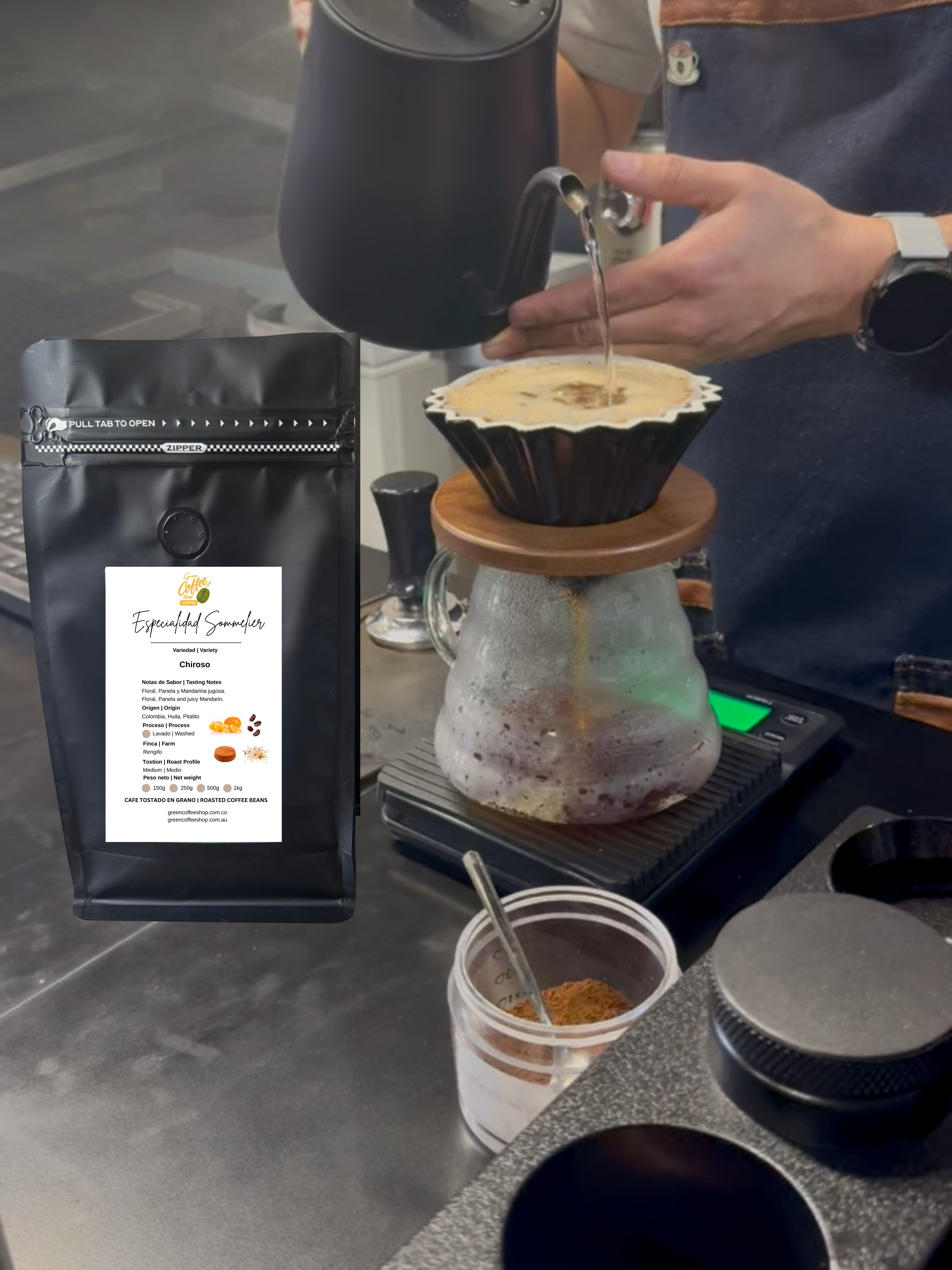 Café Chiroso Lavado - Tostado de Especialidad - Huila, Colombia