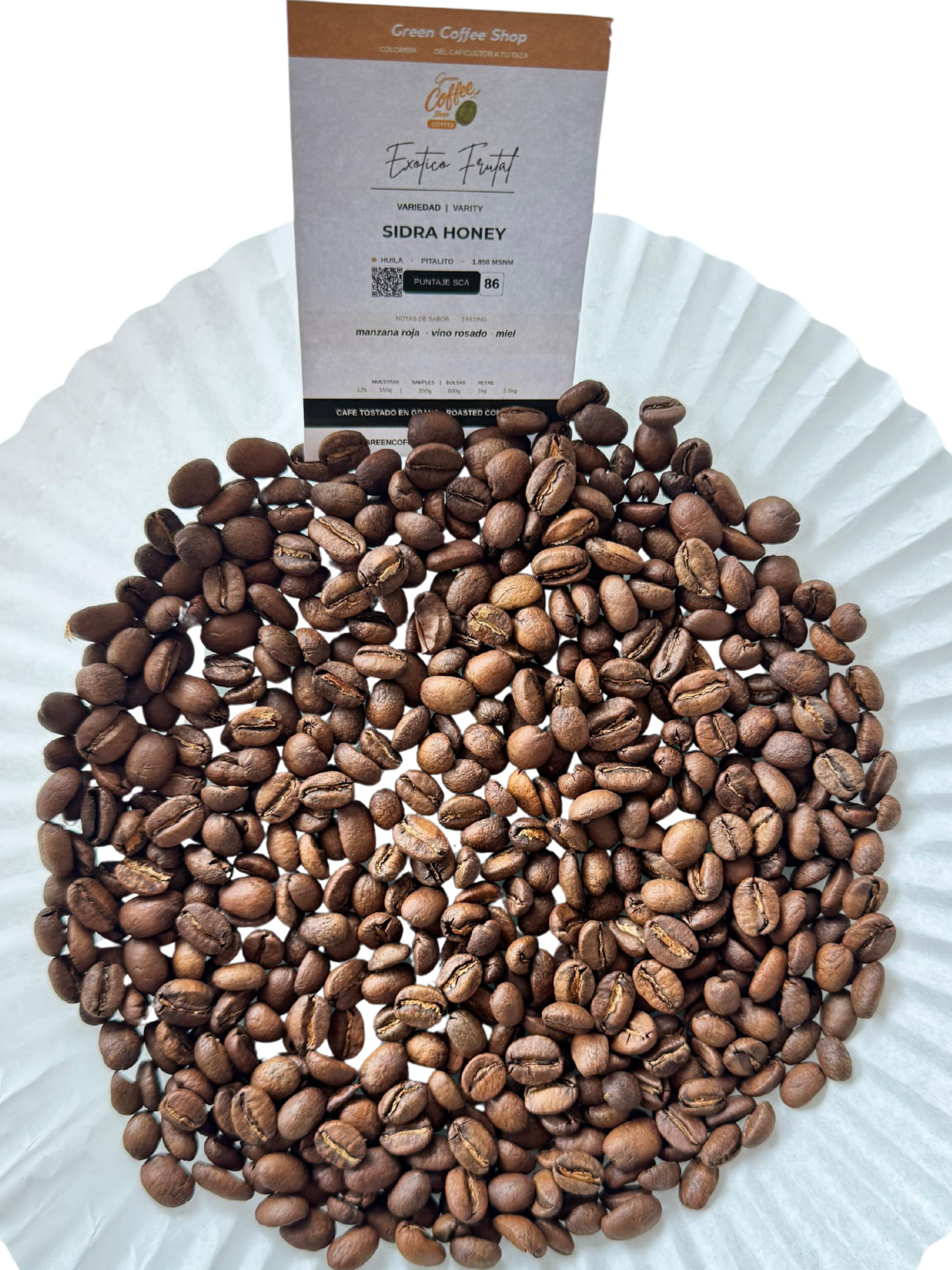 Café Sidra Honey - Tostado de Especialidad - Huila, Colombia