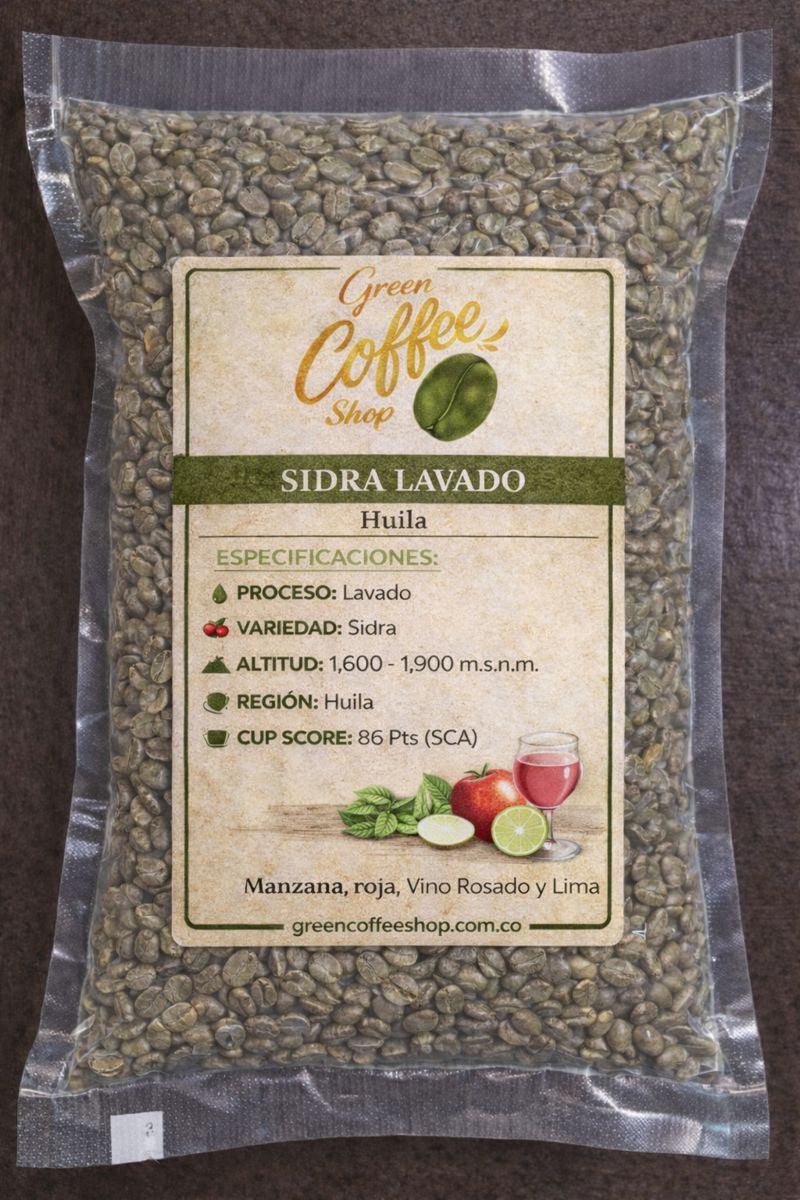 Sidra Lavado - Huila - Microlote Exótico - Para Tostar