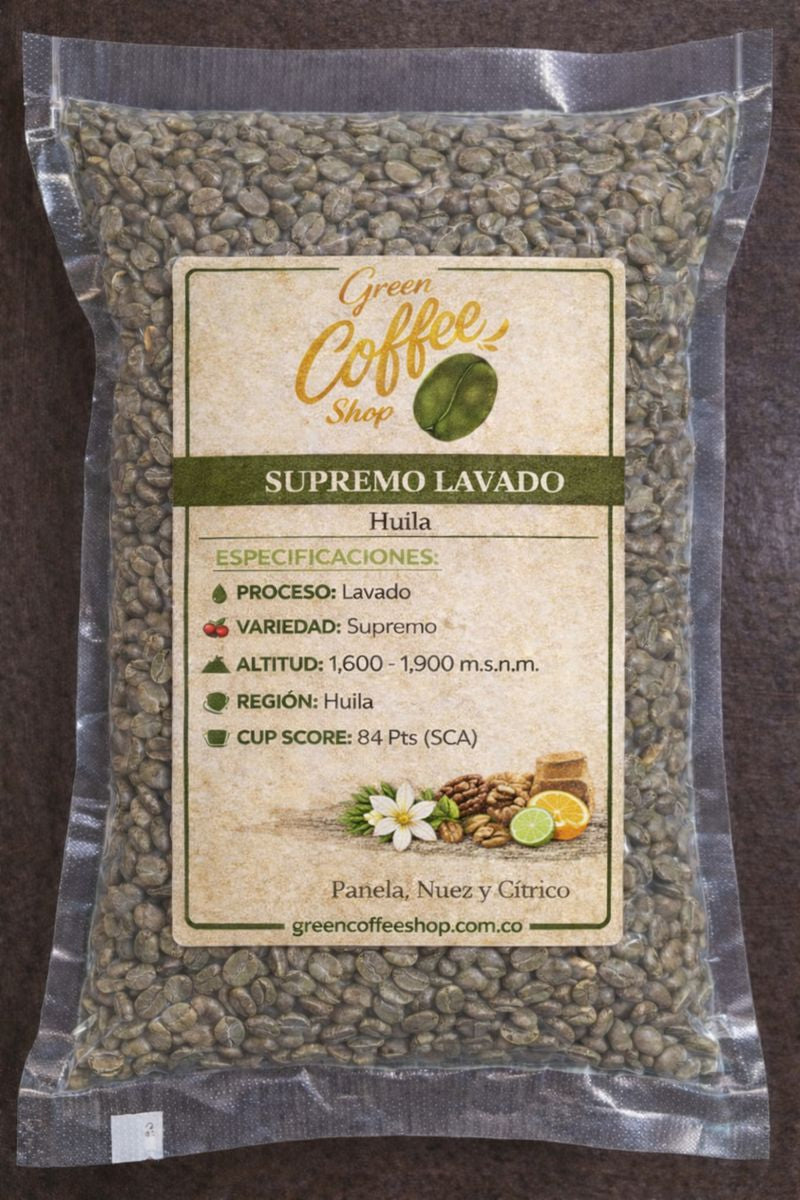 Supremo Lavado - Huila - Supremo Malla 17/18 Uniforme - Para Tostar