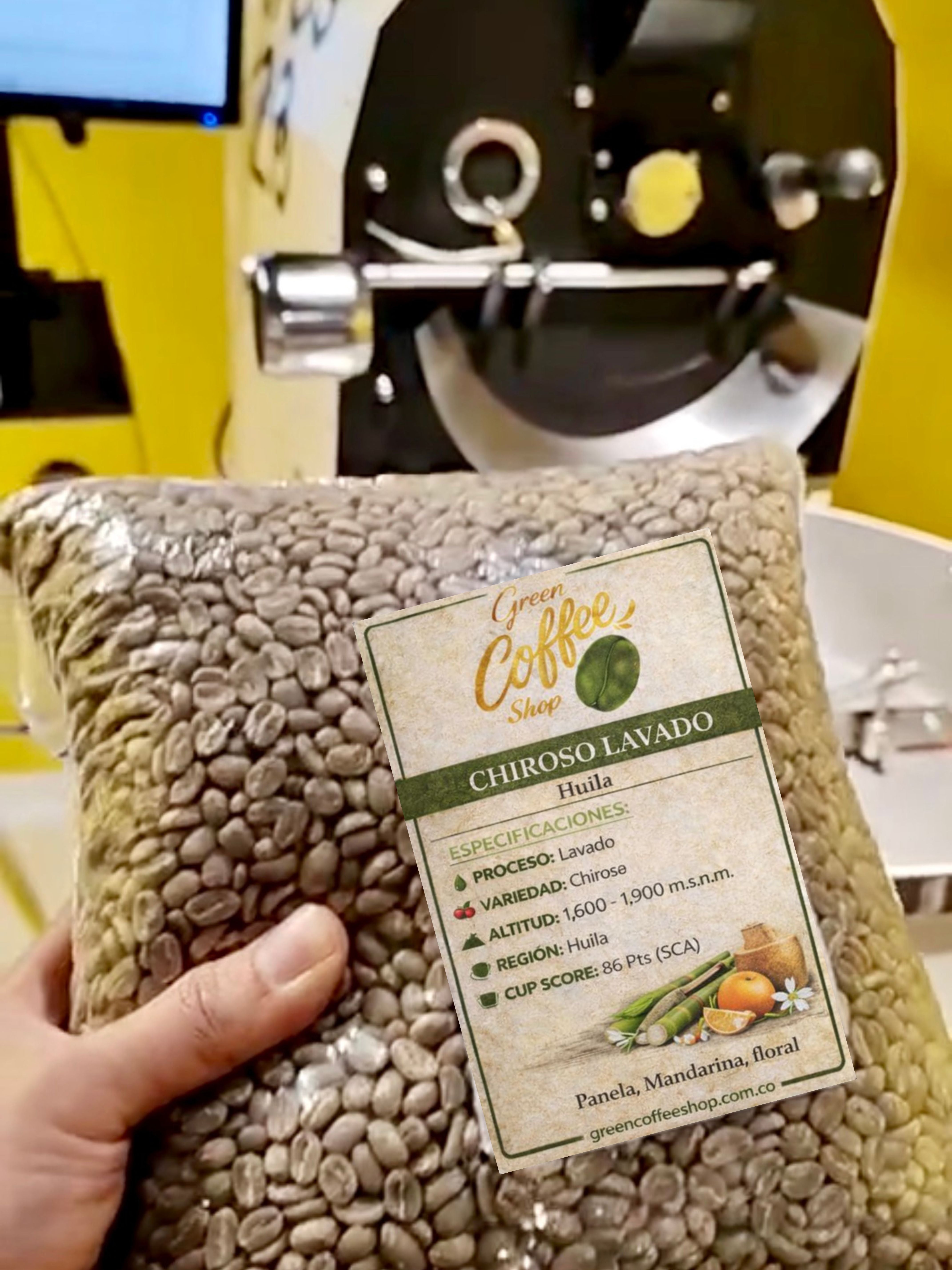 Chiroso Lavado - Huila - Microlote Exótico - Para Tostar